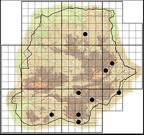 Kedestes macomo Waterberg distribution